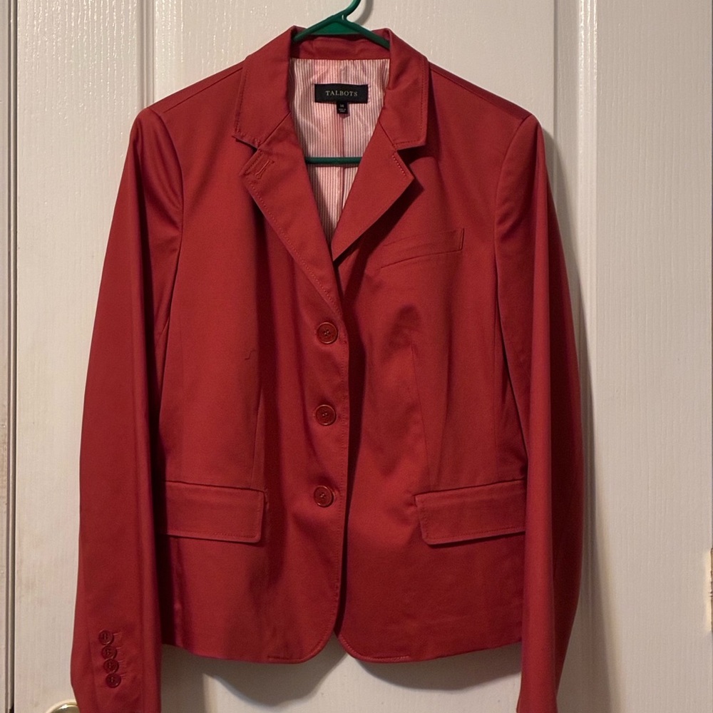 Talbots Classic Cotton Blazer